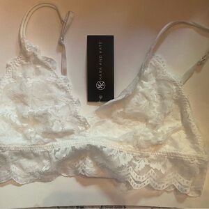 Kara and Kate Ivory Lace Bralette